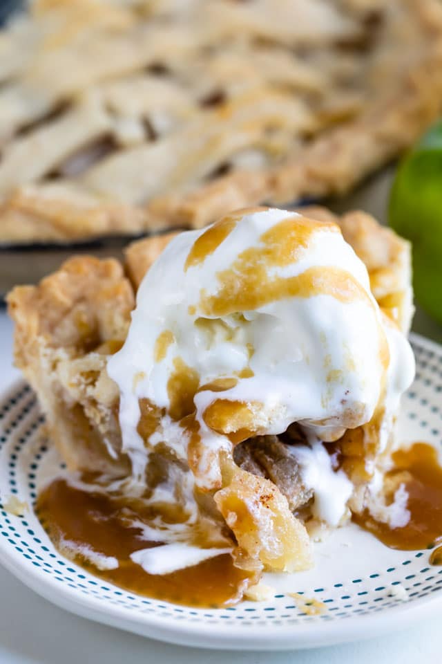 Salted Caramel Apple Pie Recipe - Crazy for Crust