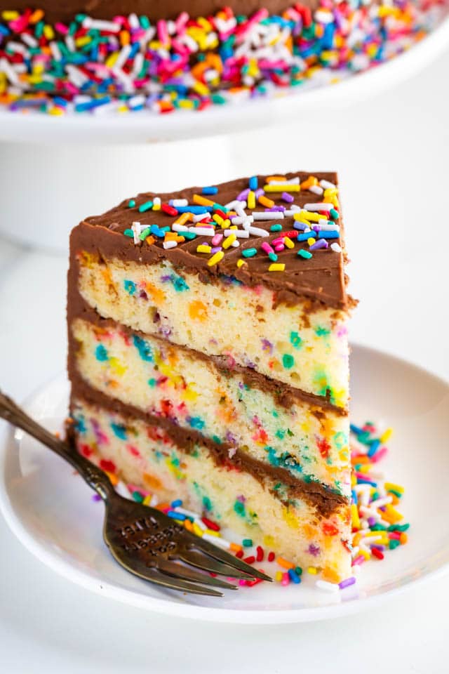 Chocolate Cake With Sprinkles