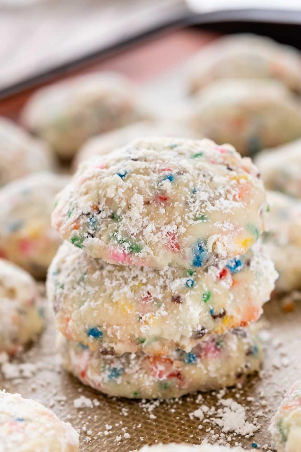 Wedding Cookies with sprinkles - Crazy for Crust