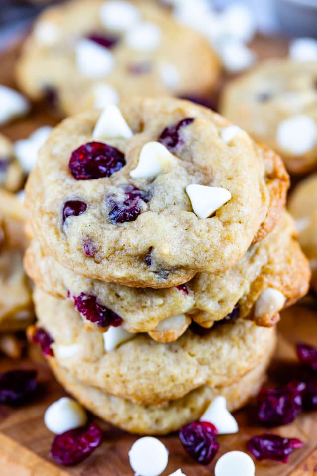 Cranberry White Chocolate Cookies