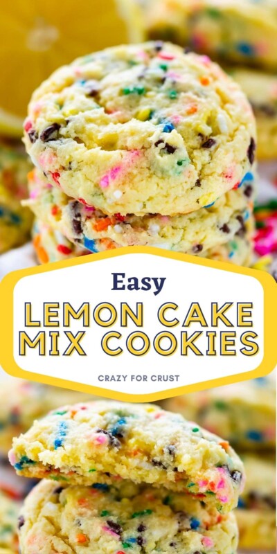 Easy Lemon Cake Mix Cookies (The BEST!) - Crazy for Crust