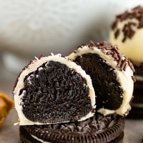 Oreo Truffles Recipe (with coating options) - Crazy for Crust