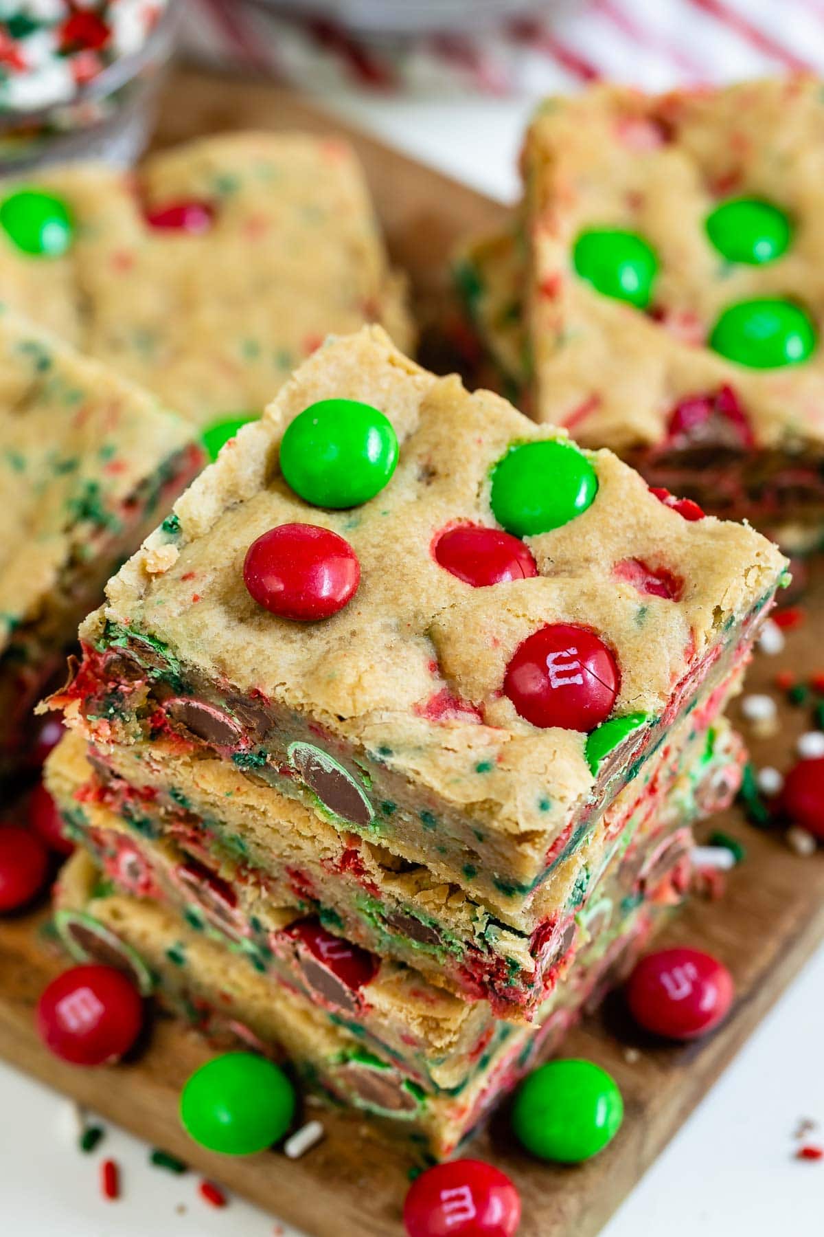 The BEST Christmas Cookie Bars - Crazy for Crust