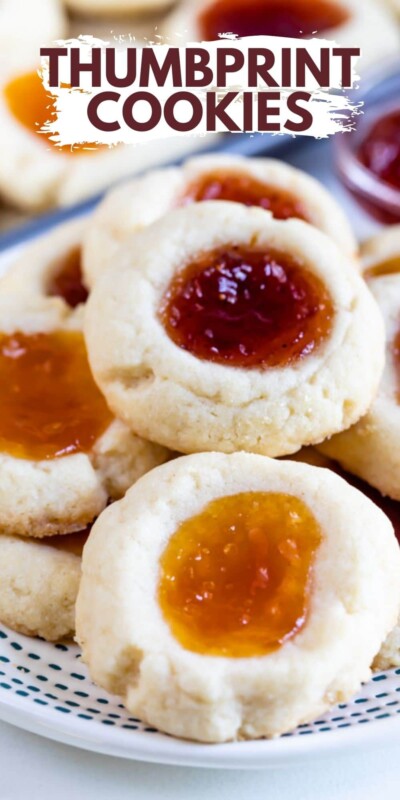 Classic Jam Thumbprint Cookies Recipe - Crazy for Crust