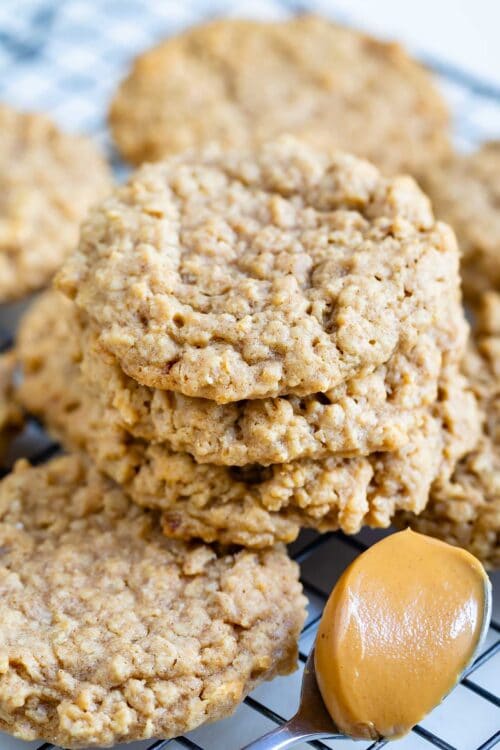 BEST Peanut Butter Oatmeal Cookies (So easy!) - Crazy for Crust