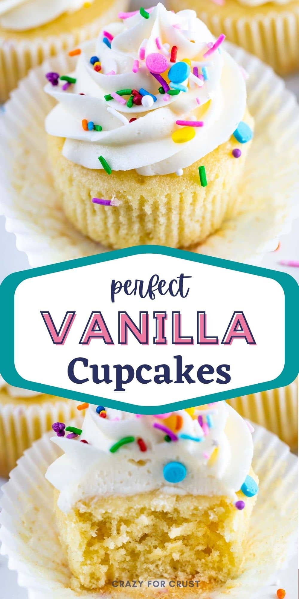 My Perfect Vanilla Cupcake Recipe - Crazy for Crust