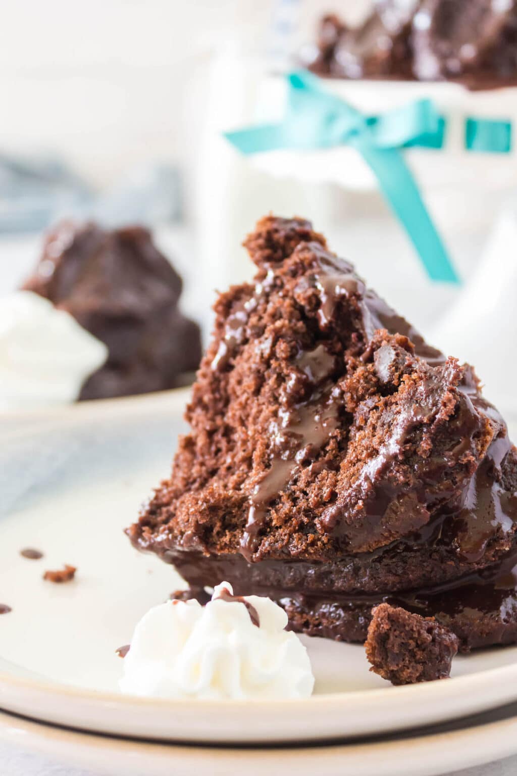 Easy Triple Chocolate Bundt Cake - Crazy For Crust