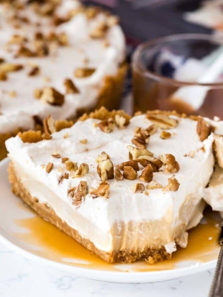No Bake Butterscotch Pudding Pie Story - Crazy for Crust