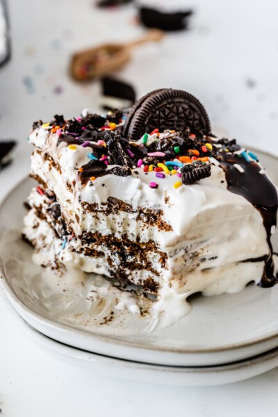 Easy Ice Cream Sandwich Cake | Crazy for Crust