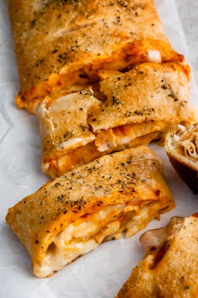 Easy Turkey Cheese Stromboli Recipe - Crazy for Crust