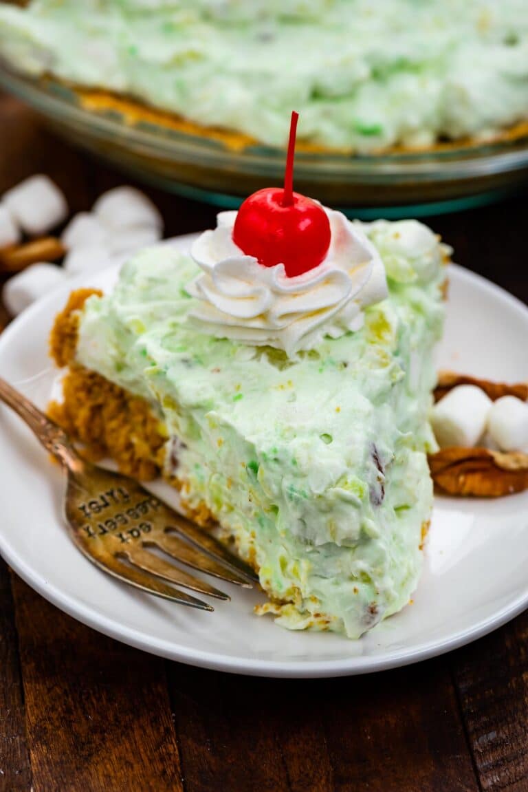 No Bake Pistachio Pie (Watergate Salad Pie) Crazy for Crust