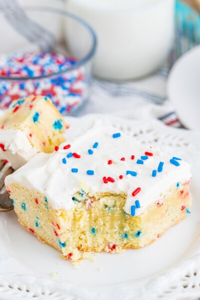 Fireworks Sugar Cookie Bars Recipe - Crazy for Crust