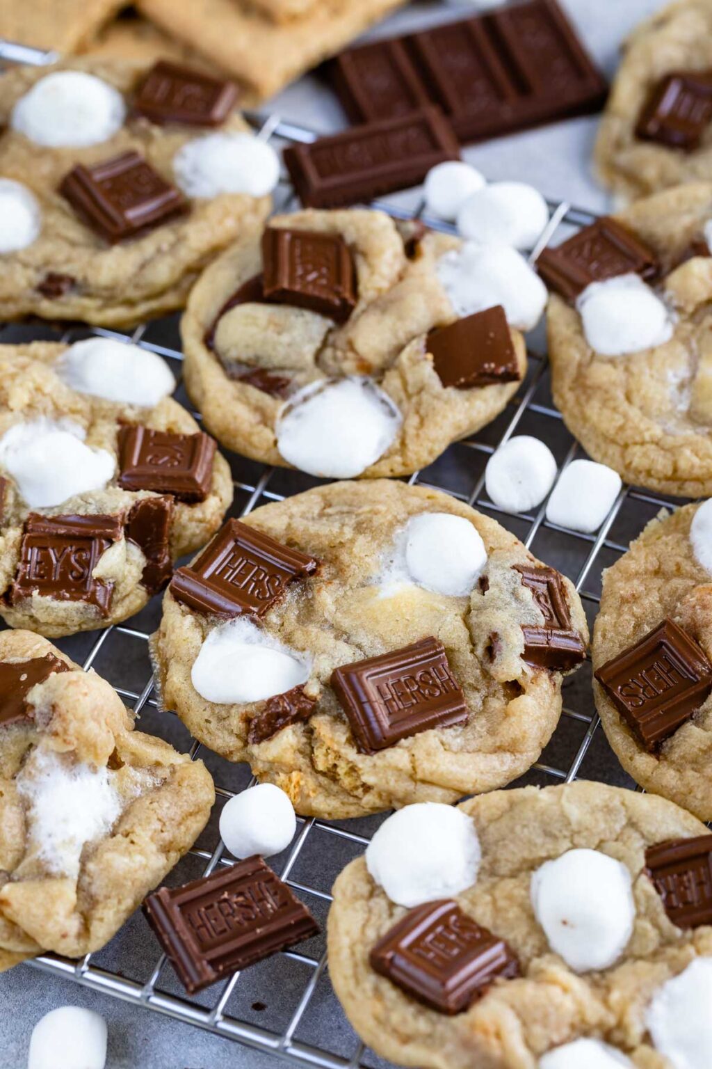 BEST S'mores Cookies Recipe Ever! - Crazy for Crust
