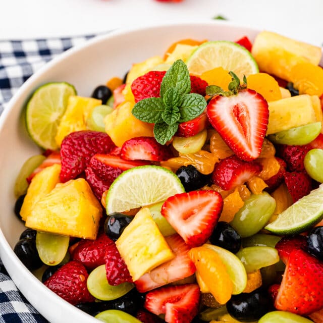 Simple Fresh Fresh Fruit Salad - Crazy for Crust