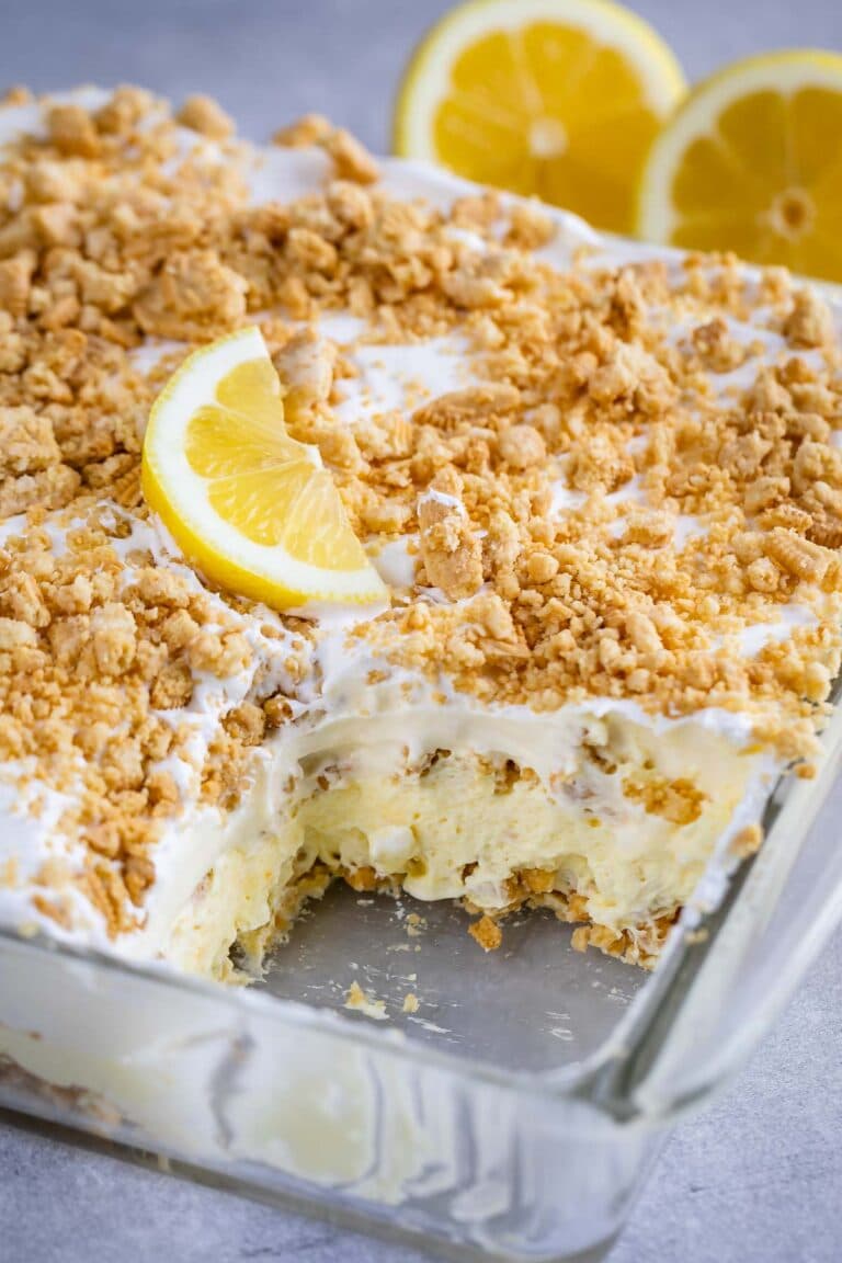 The BEST Lemon Lush Dessert Recipe Crazy for Crust