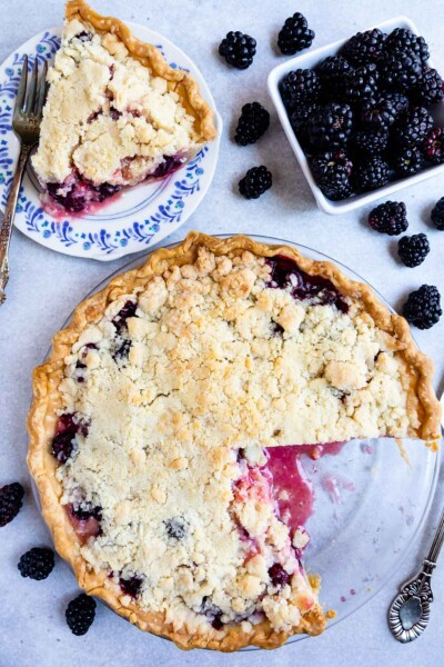 Blackberry Pie (Lattice or Crumble) - Crazy for Crust