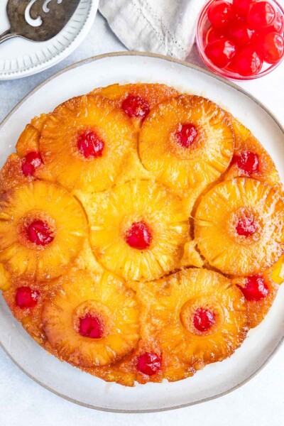 Pineapple Upside Down Cake Recipe - Crazy for Crust