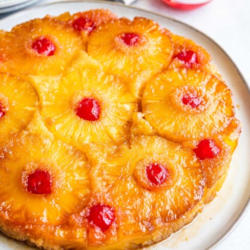 Pineapple Upside Down Cake Recipe - Crazy for Crust