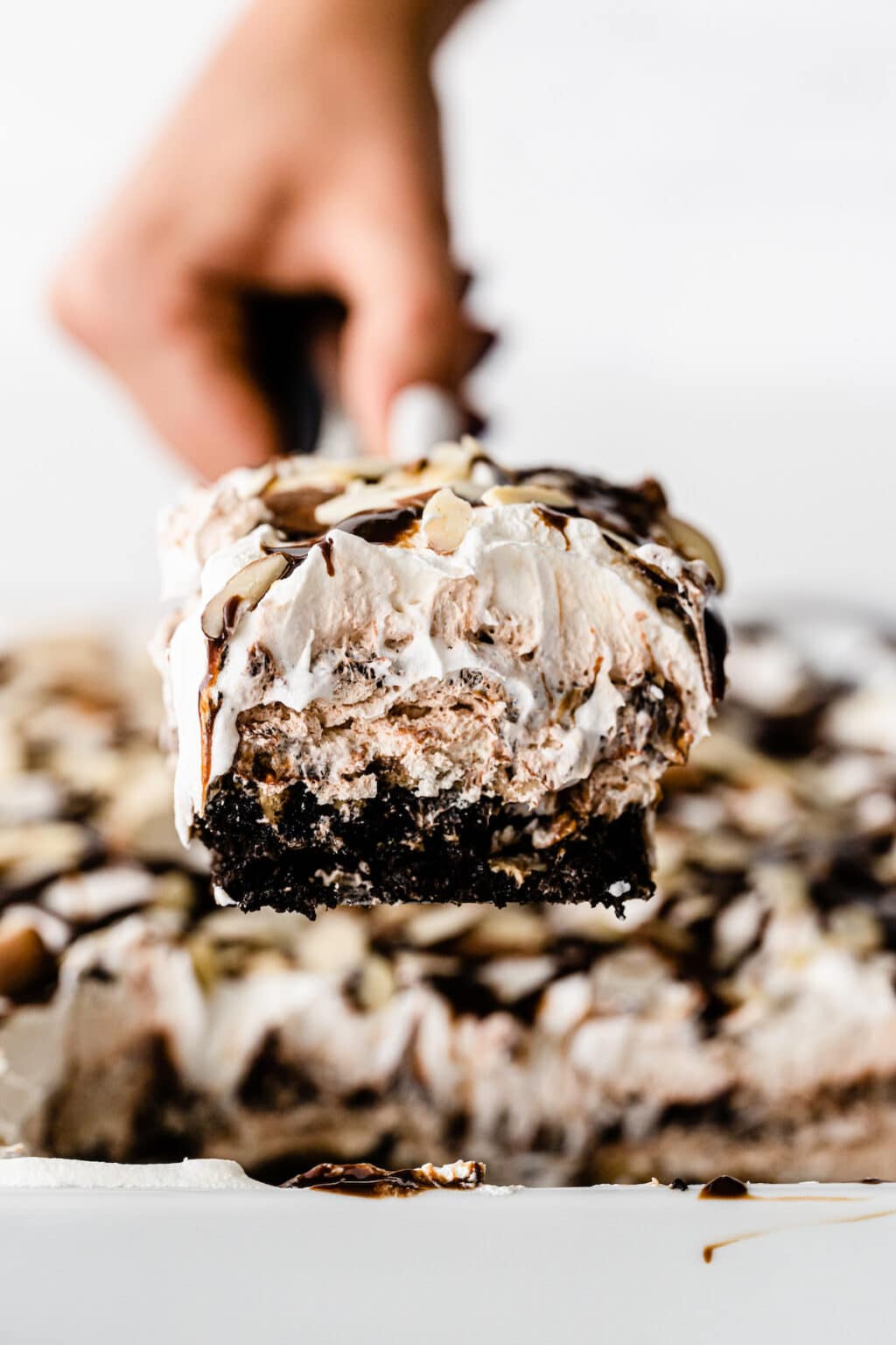 No Bake Mocha Mud Pie Dessert - Crazy for Crust