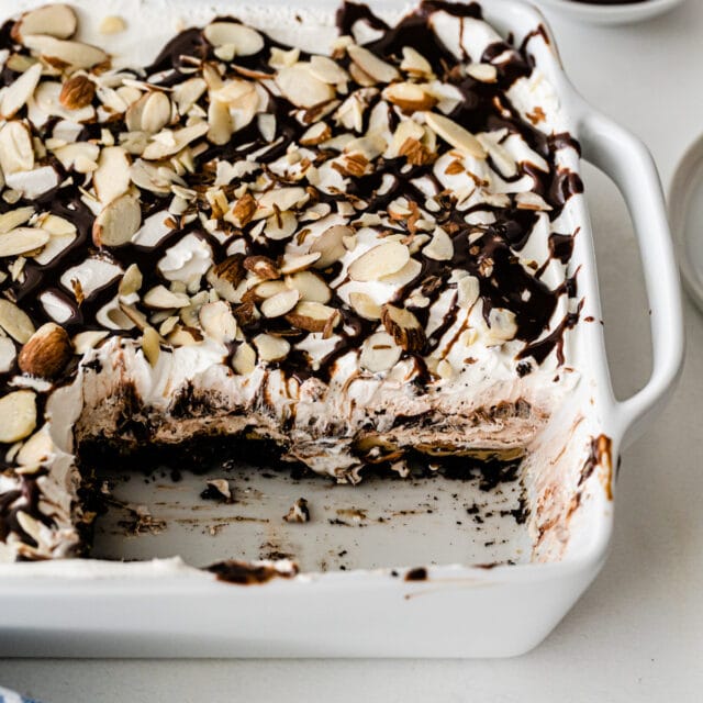 No Bake Mocha Mud Pie Dessert - Crazy for Crust