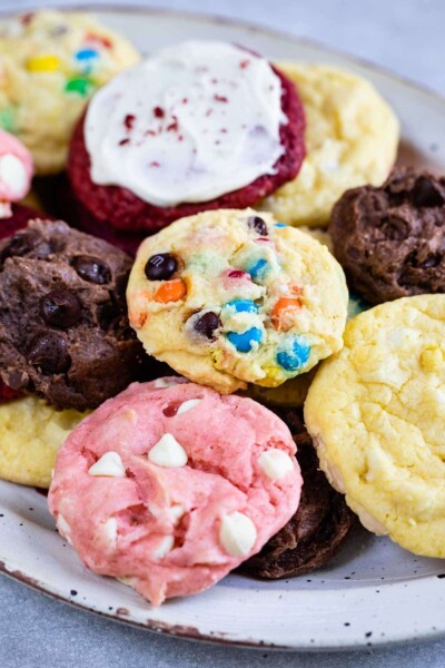 Easiest Cake Mix Cookies (3 ingredients) - Crazy for Crust