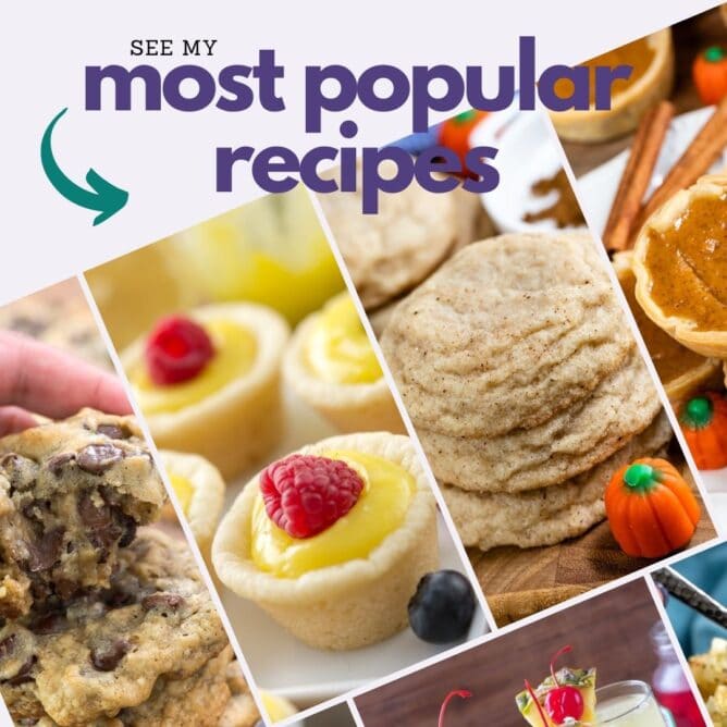 popular recipes graphic