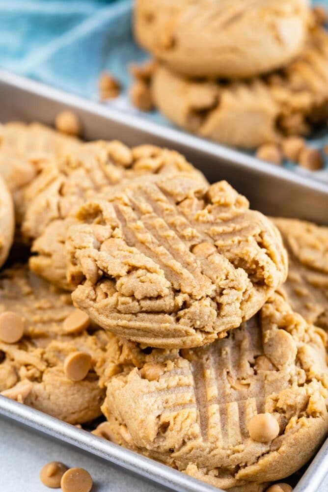 XL Bakery Style Peanut Butter Cookies - Crazy for Crust