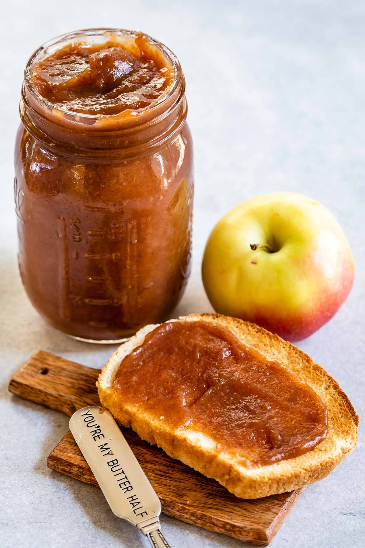 Crockpot Apple Butter (Small Batch) - Homemade In The Kitchen