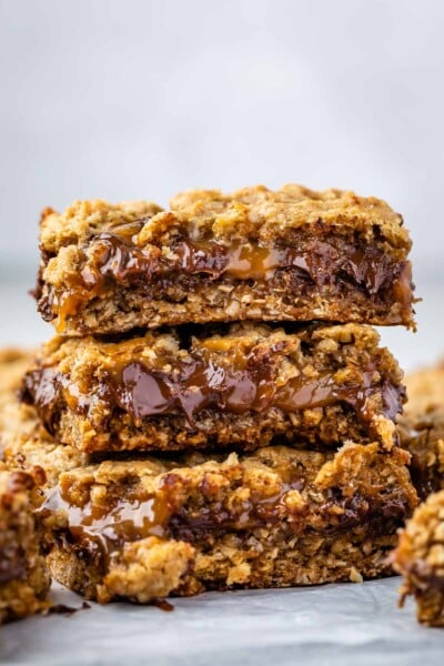 Carmelitas (Oatmeal Caramel Bars) - Crazy for Crust