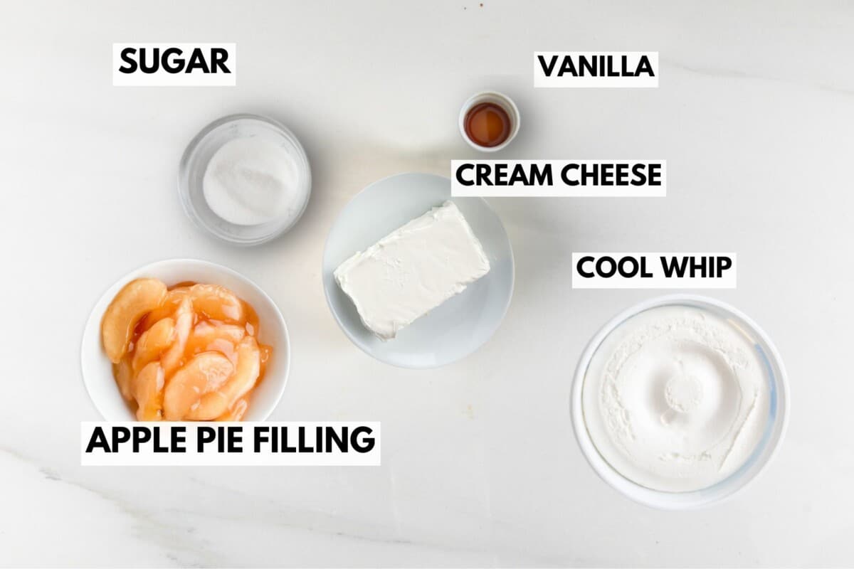 ingredients in apple cheesecake pie