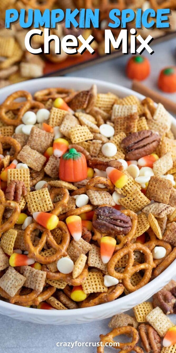Pumpkin Spice Chex Mix Recipe (Slow Cooker) - Crazy for Crust