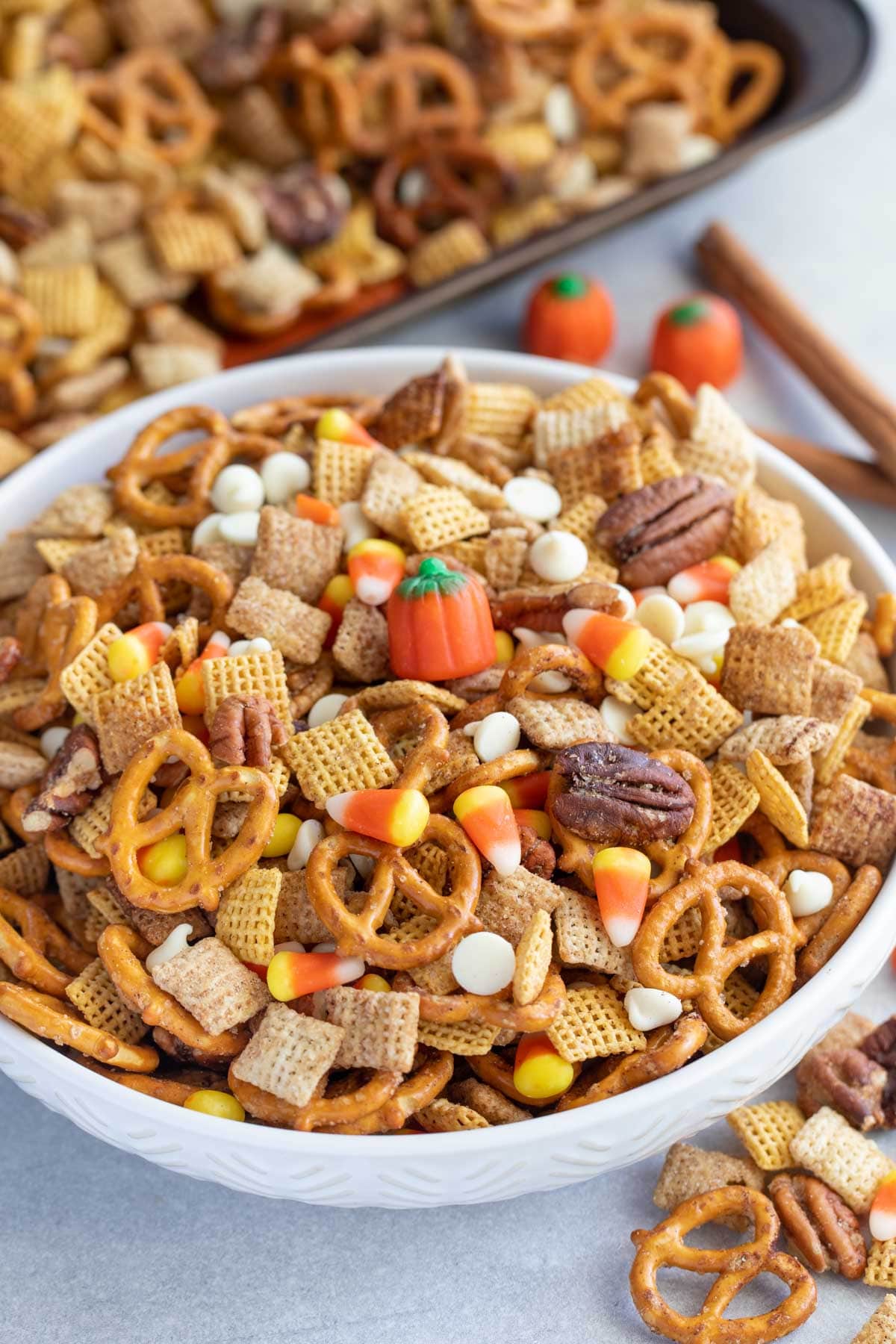 Pumpkin Spice Chex Mix Recipe (Slow Cooker) - Crazy for Crust