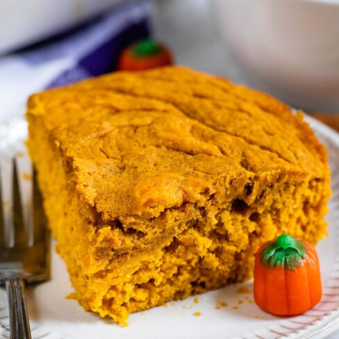 Sugar-Free Pumpkin Snack Cake - Crazy for Crust