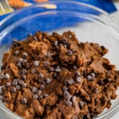 photo of cookie dough in bowl