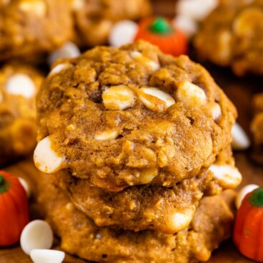 Soft & Chewy Pumpkin Oatmeal Cookies - Crazy For Crust