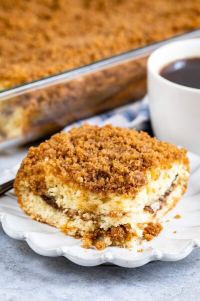 How to Make Coffee Cake with Streusel - Crazy for Crust