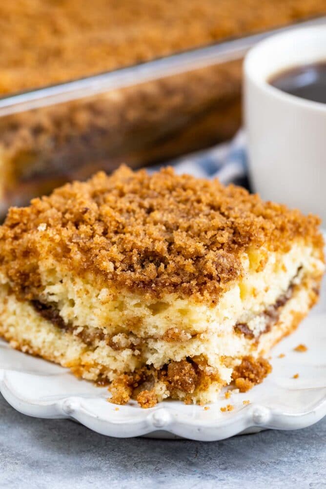 CLASSIC Coffee Cake Recipe (The BEST!) - Crazy for Crust