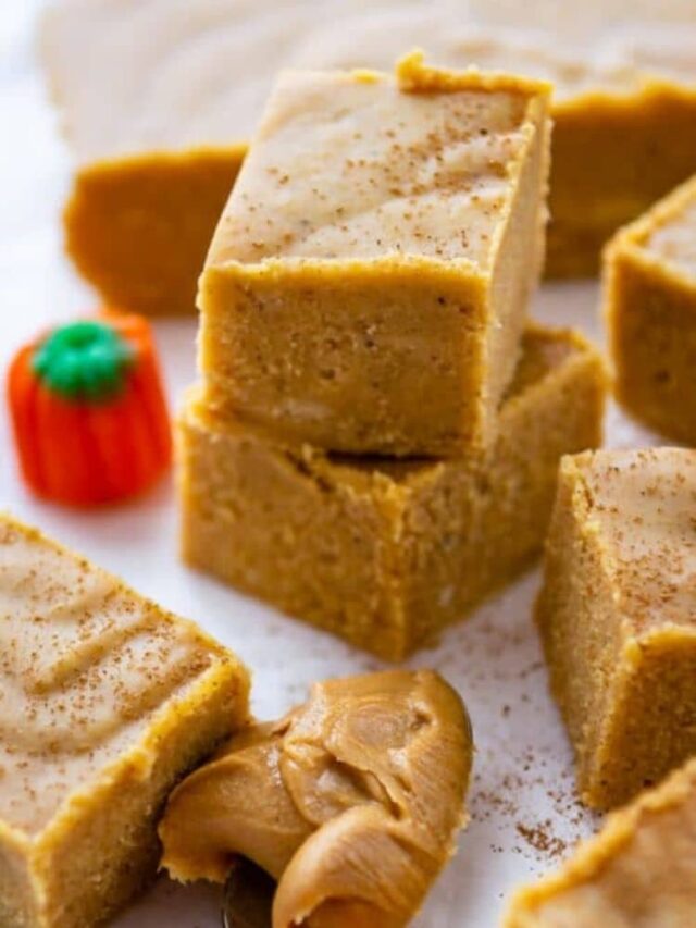 Peanut Butter Pumpkin Fudge Story - Crazy for Crust