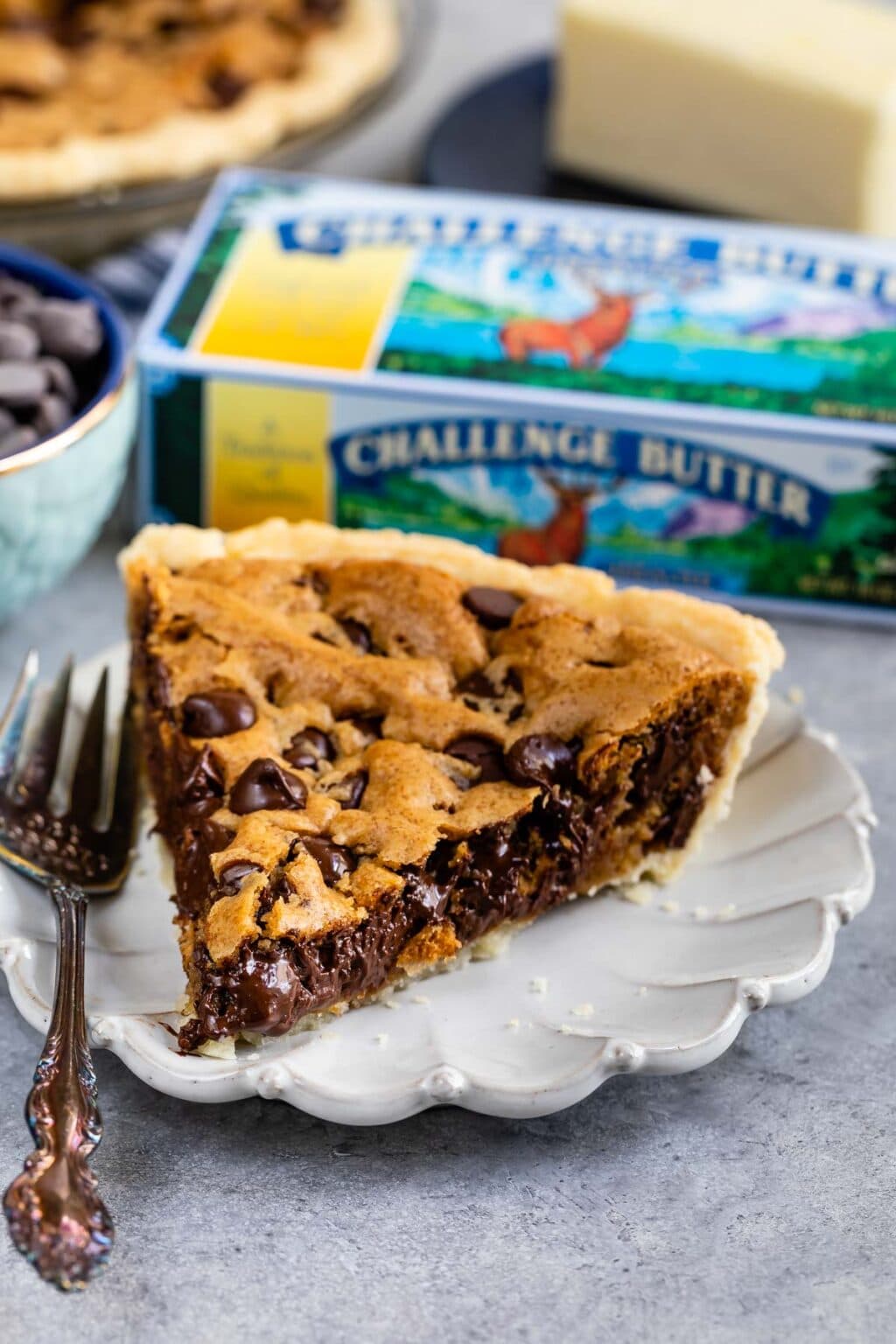 Gooey Chocolate Chip Cookie Pie Crazy For Crust