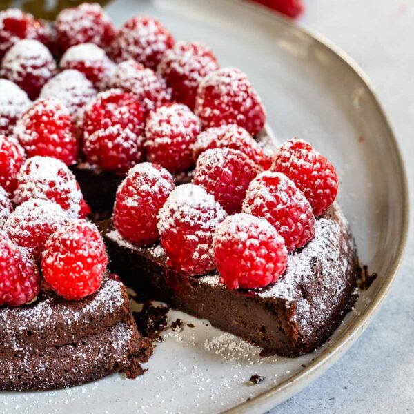 Heavenly Flourless Chocolate Cake - Crazy for Crust