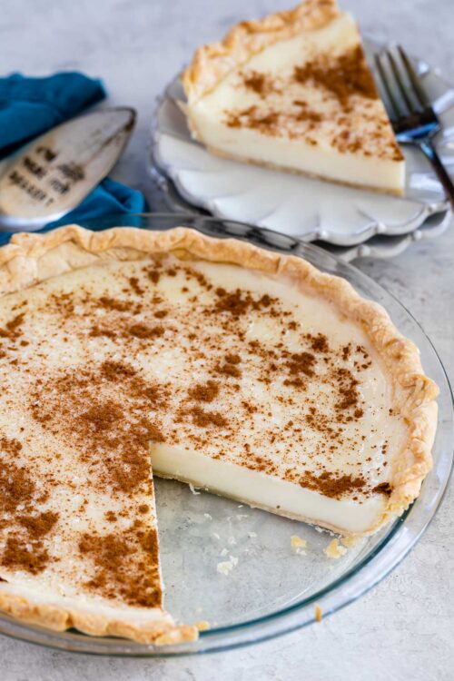 Sugar Cream Pie (Simple Recipe) - Crazy for Crust