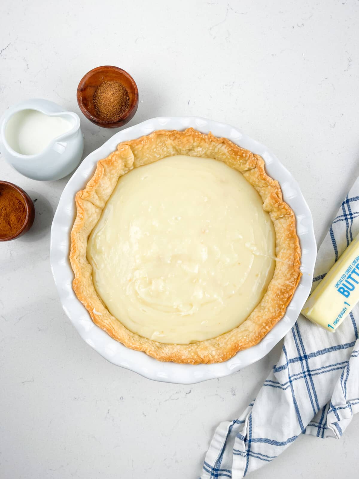 custard in pie crust