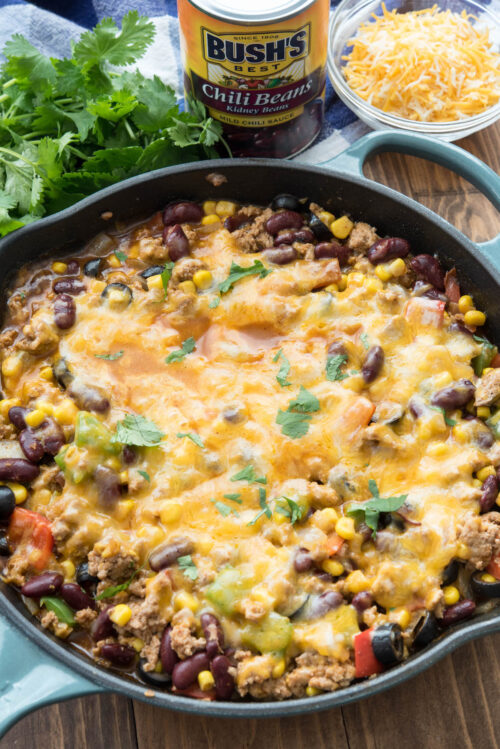 Taco Skillet Dinner - Crazy for Crust