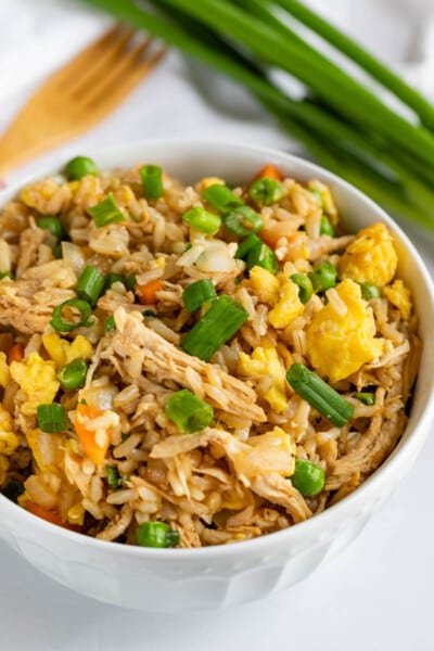 Easy Chicken Fried Rice (20 min meal) - Crazy for Crust