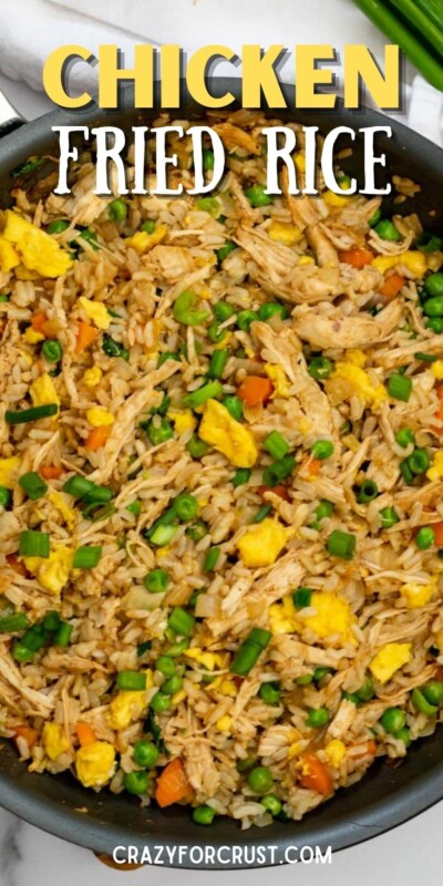 Easy Chicken Fried Rice (WW 20 min meal) - Crazy for Crust