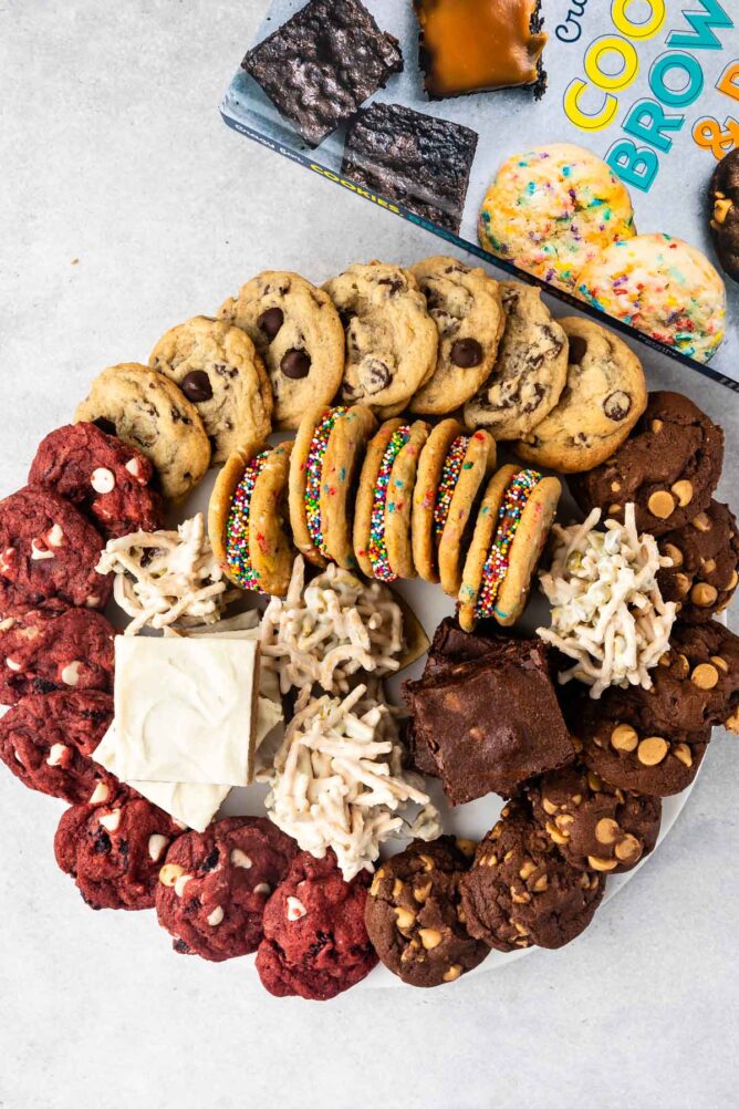 DIY Cookie Tray with Store Bought Cookies
