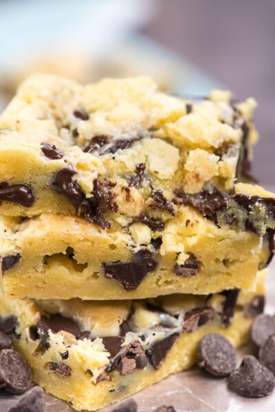 GOOEY Cake Mix Cookie Bars - Crazy for Crust