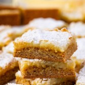 stack of gooey butter bars