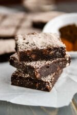 Mexican Inspired Brownies - Crazy for Crust