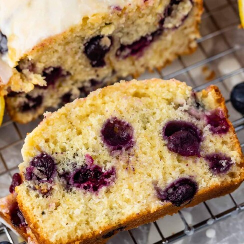 Lemon Blueberry Bread - Crazy for Crust